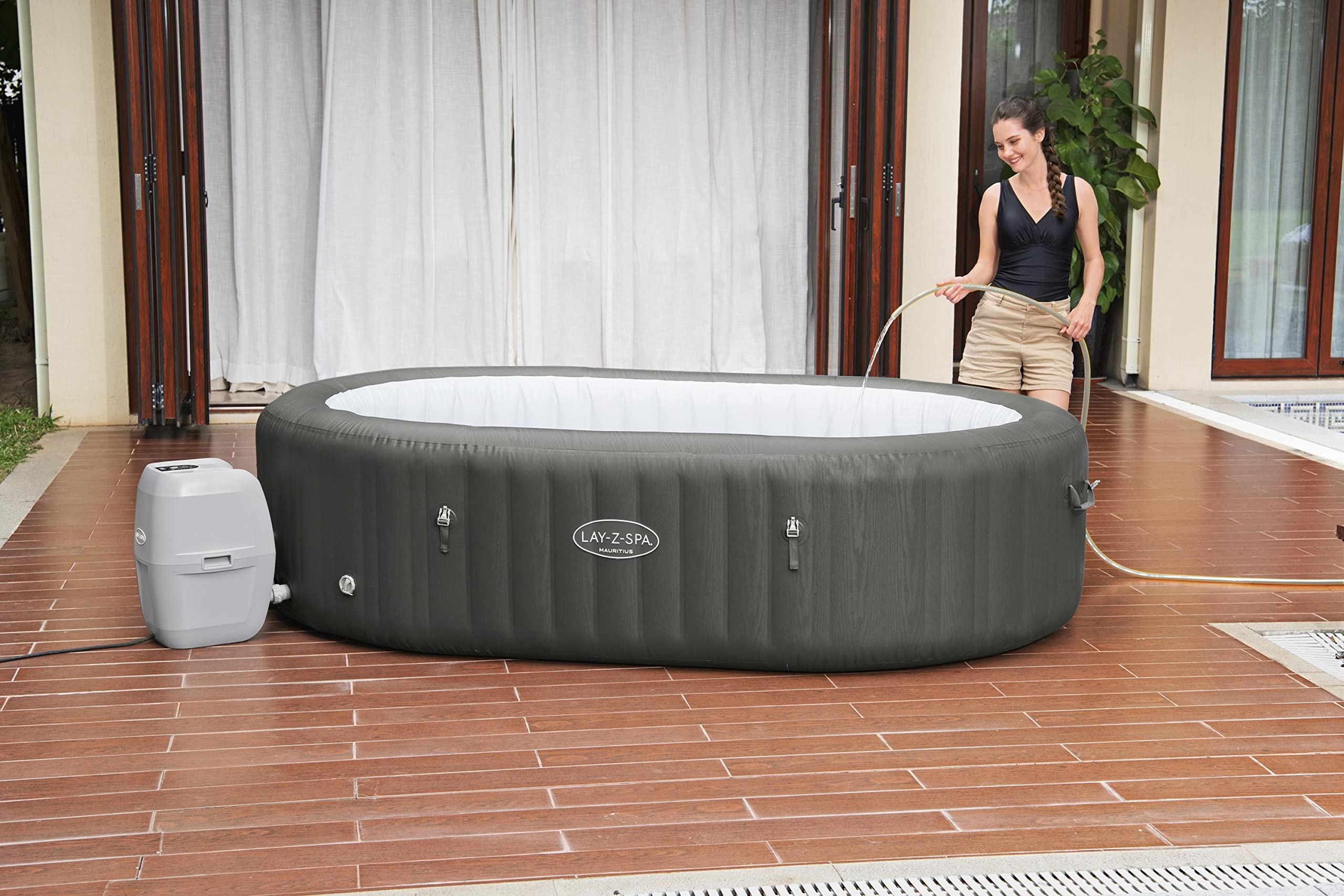 Bestway® Lay-Z-SPA® Whirlpool Mauritius AirJet™ 270 x 180 x 71 cm, oval