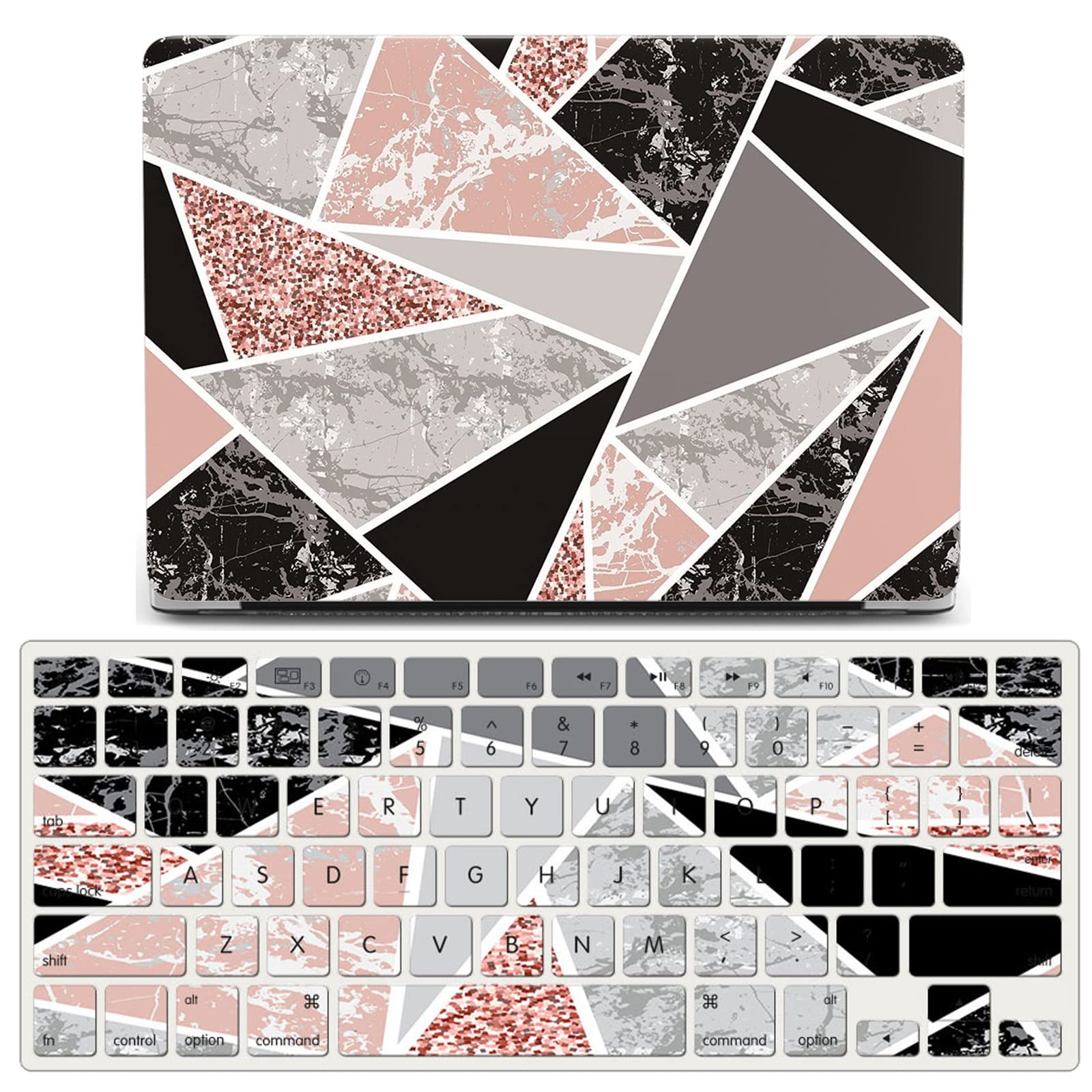 Carcasa MacBook Pro 15 A1707 A1990 funda rígida JZ protector teclado MacBook Pro 2017 2018 2019 6