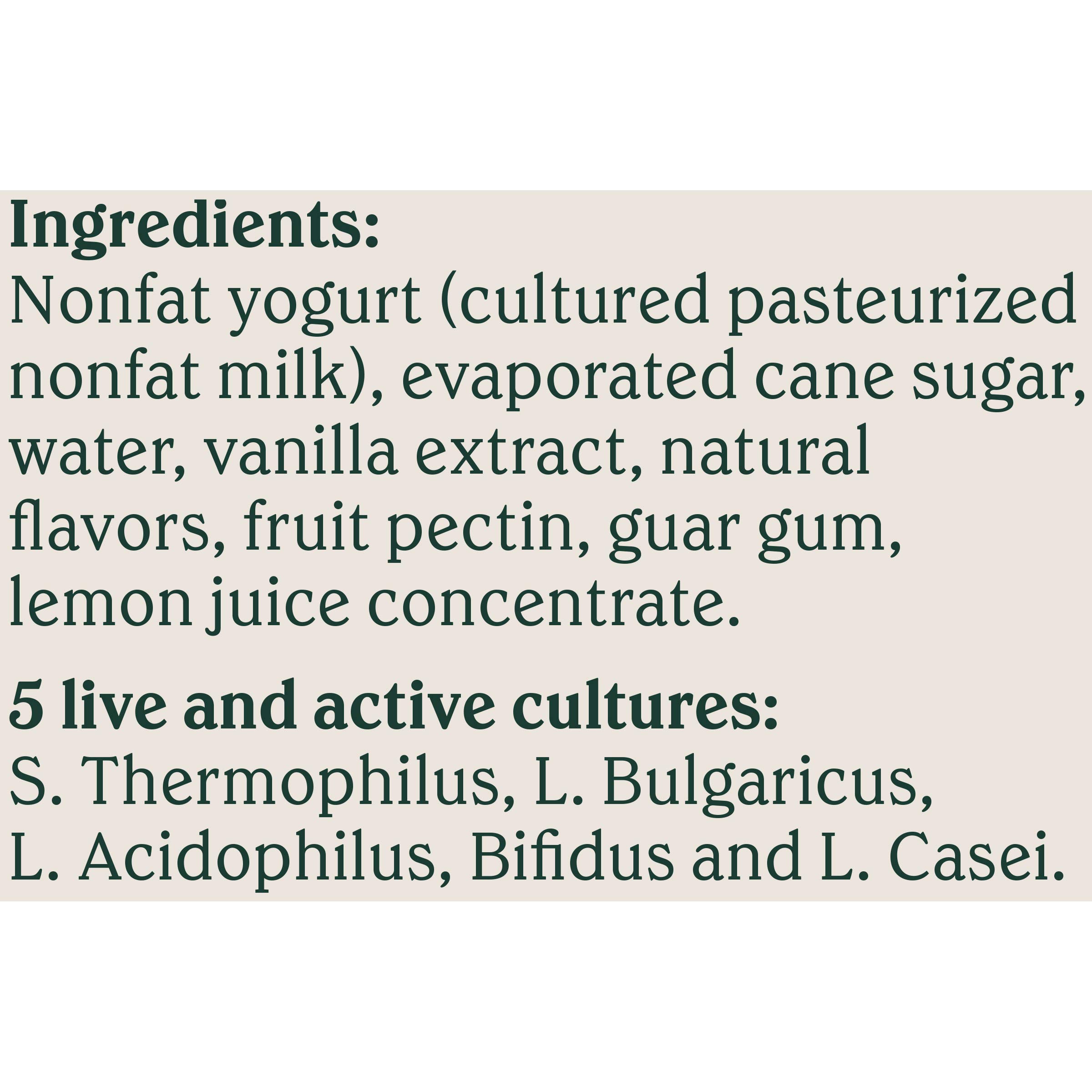 Chobani Vanilla Blended Non-Fat Greek Yogurt 32oz — view 8