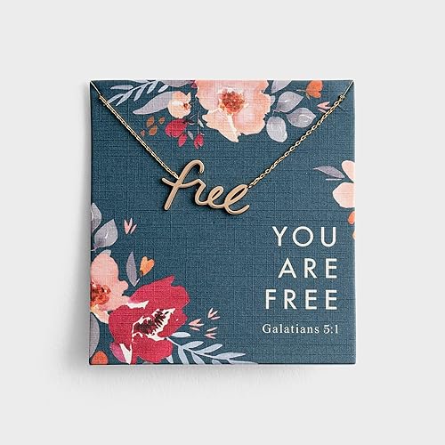 Miniatura 3 de DaySpring - Studio 71 - You Are Free - Collar de 16" y caja de promesa con tarjetas de las Escrituras Set de regalo (J4676)