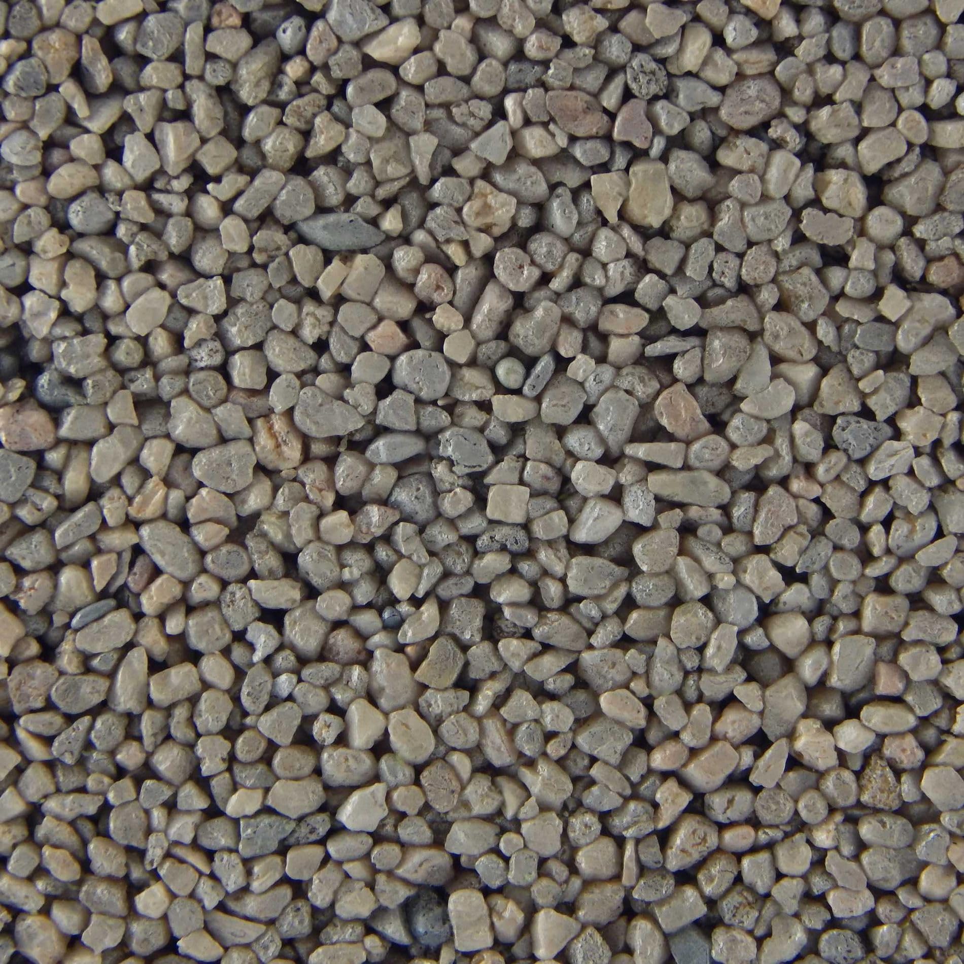 Terralith Buntsteinputz 14kg in grau, Sockelputz für Innen und Außen mit Reinacrylat Bindemittel aus Naturstein, 1-2mm Körnung (BSP31)