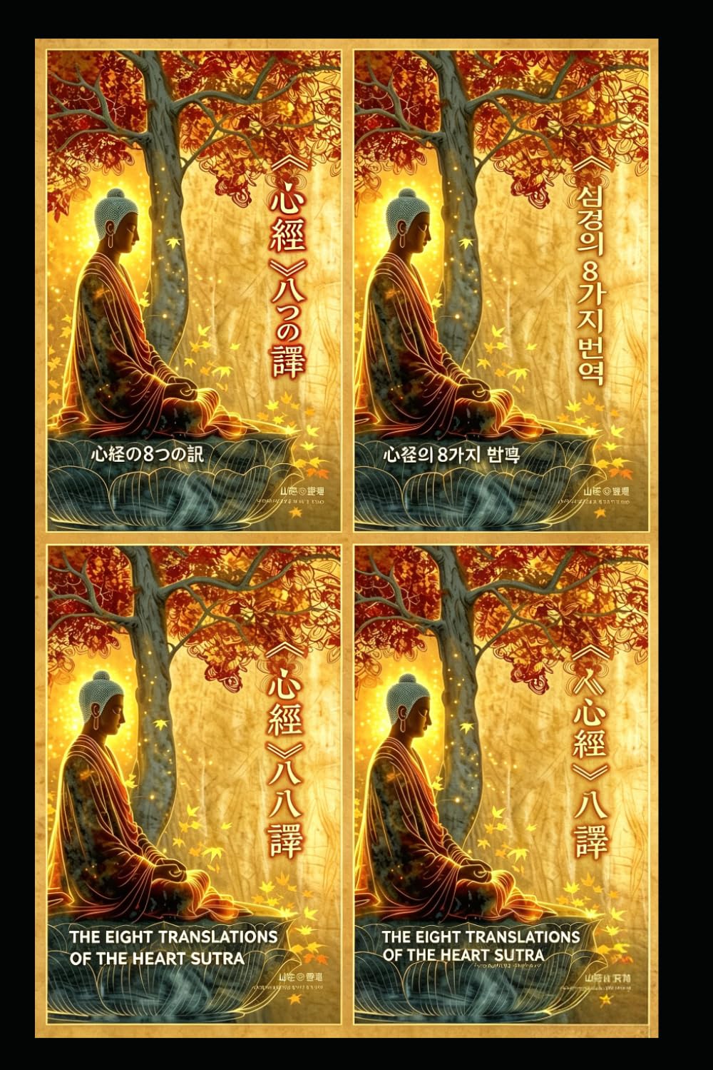 The Eight Translations of the Heart Sutra( English Chinese Japanese and Korean ) (Buddhism and Zen culture)