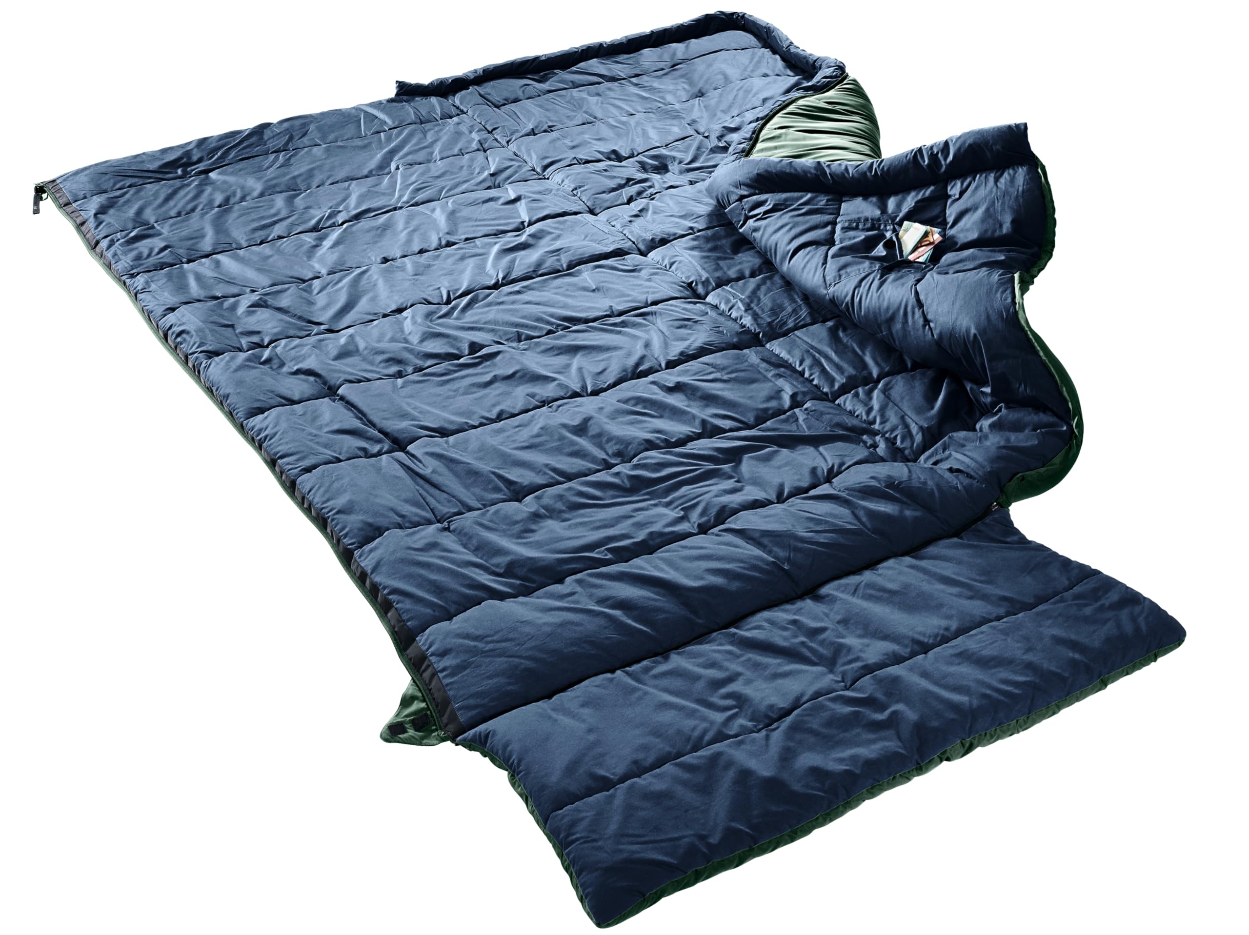 deuter Orbit SQ -5C/23F Sac de Couchage en Fibres synthétiques, Sac de Couchage à Couverture