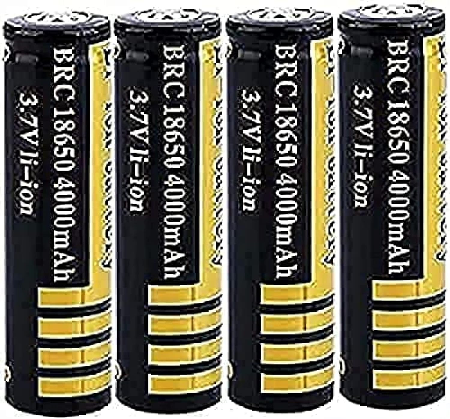 3.7 Ion 4000mah Large Capacity Top Batteries for LED Torch, Head Lamp