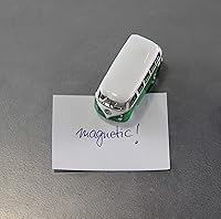 Vista 5 de BRISA VW Collection - Imán de pinboard para refrigerador Volkswagen para oficina, T1, autobús, modelo 3D (autobús clásico/verde)