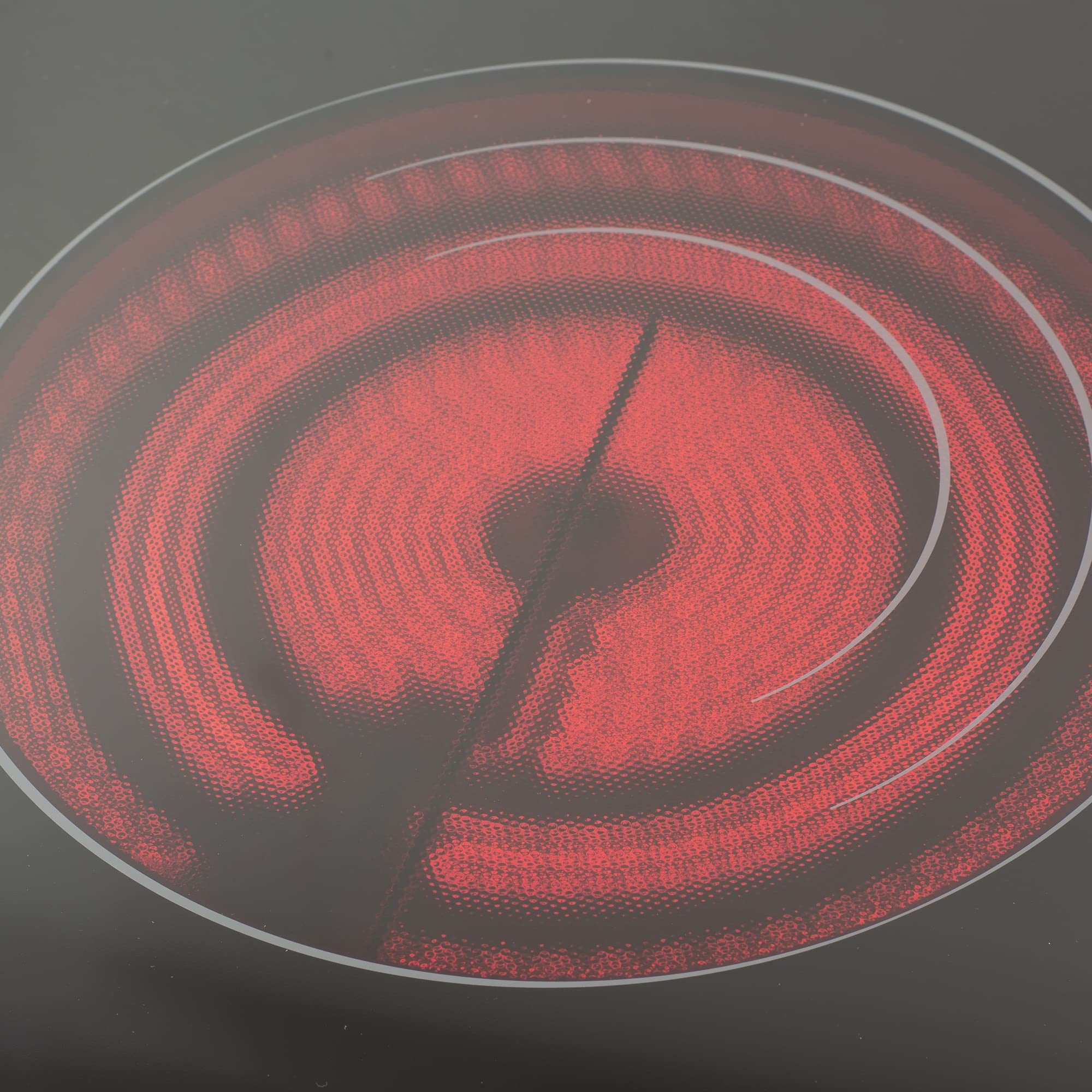 Cata Placa Vitrocerámica TZD 603/G con 3 Zonas de Cocción Hight Light y una Zona Gigante Triple con 9 Niveles de Potencia. Ancho de 59 cm con Desconexión automática y Bloqueo Infantil, Negra