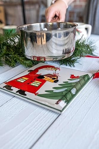 Miniatura 4 de Vietri Old St. Nick Holiday Collection - Juego de vajilla italiana (remache)