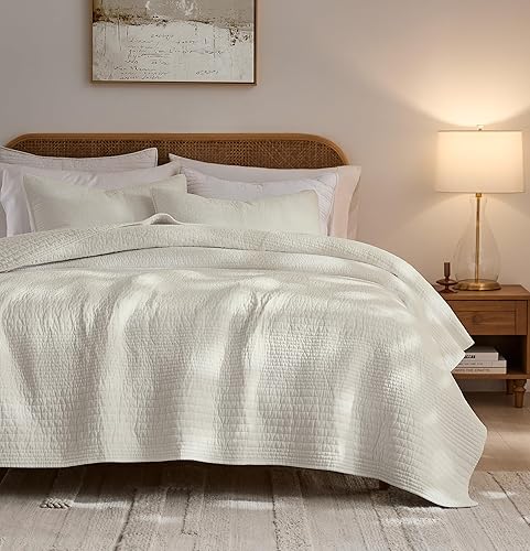 Miniatura 18 de palassio Juego de ropa de cama de edredón de paisley verde salvia, 100% algodón, tamaño individual, con 1 funda de almohada, bohemio floral ligero