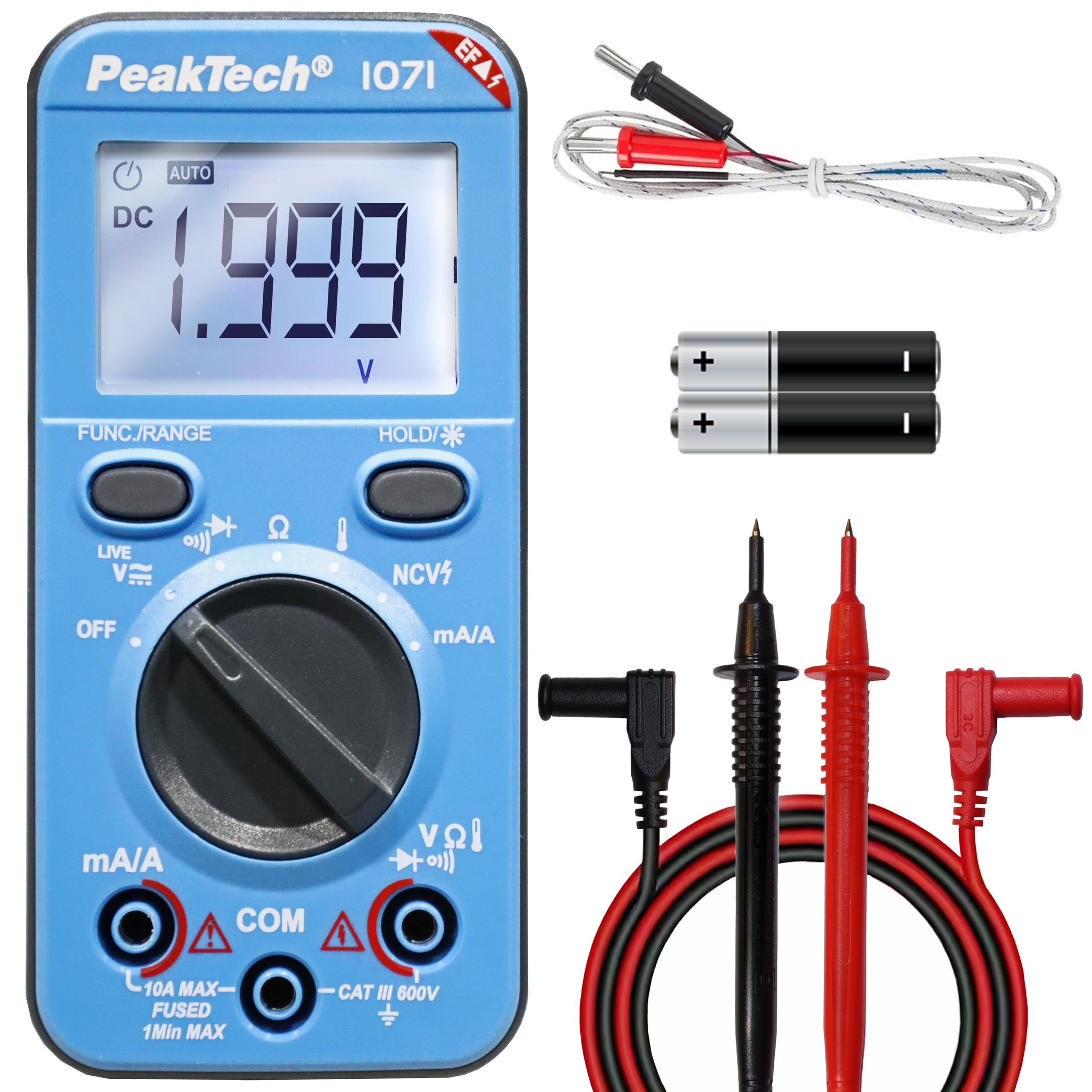 PeakTech 1071 Digital Multimeter Counts