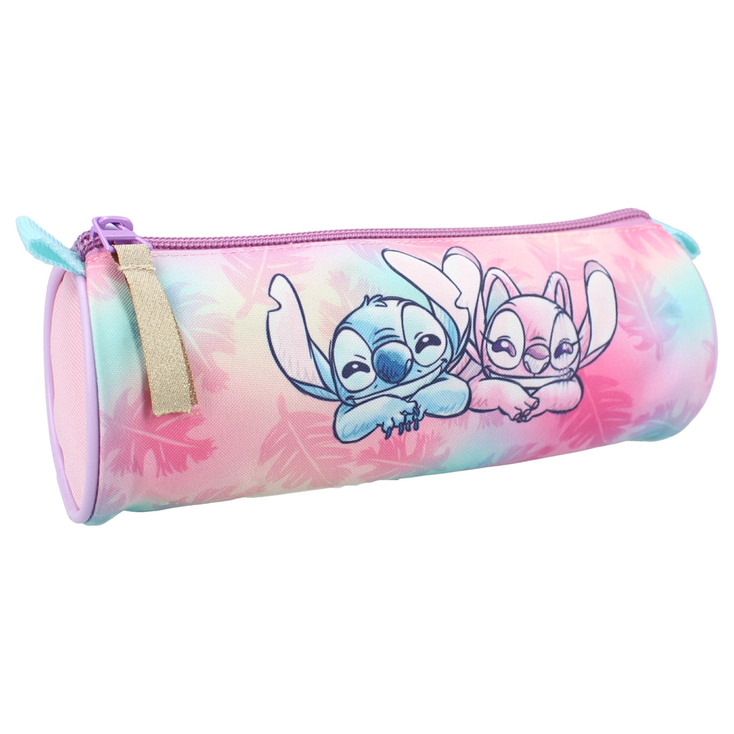 Vadobag Pencil Case Stitch Wild Energy 7 x 21 x 7 cm, Pink, Rectangular, functional
