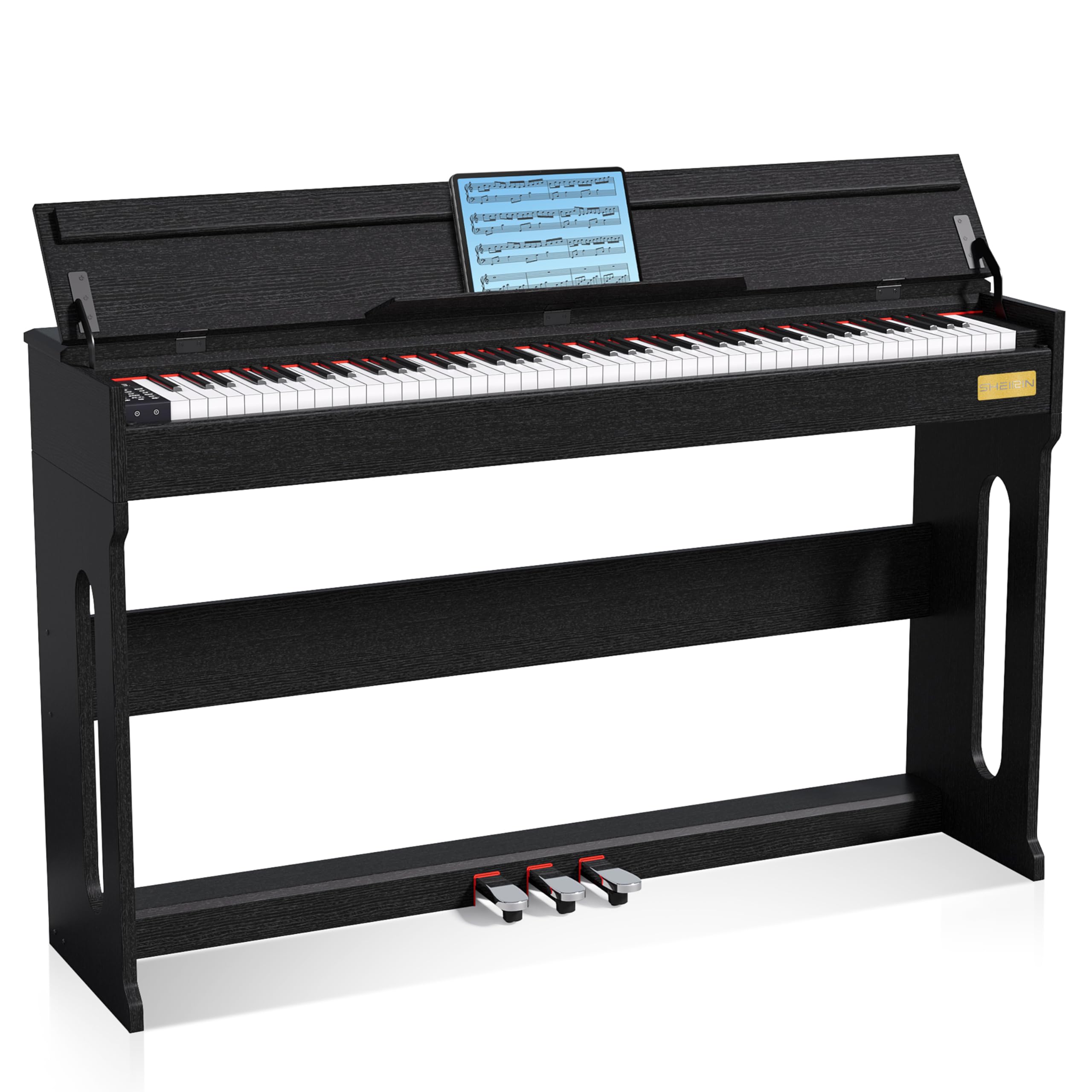 SHEIRIN 電子ピアノ Amazon.com: Sheirin Digital Piano 88 Key Semi-Weighted with Stand