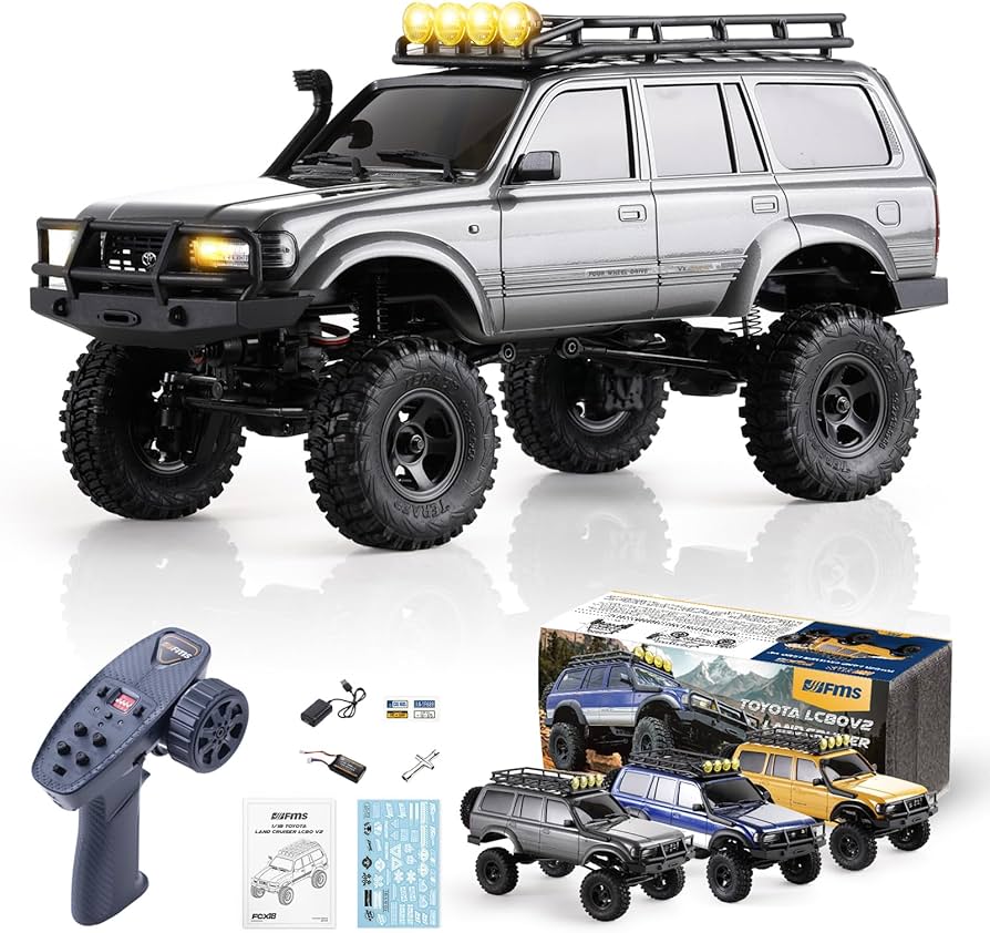 クローララジコンボディー Amazon.co.jp: FMS 1/18スケールRCクローラー ホビーラジコン FCX18