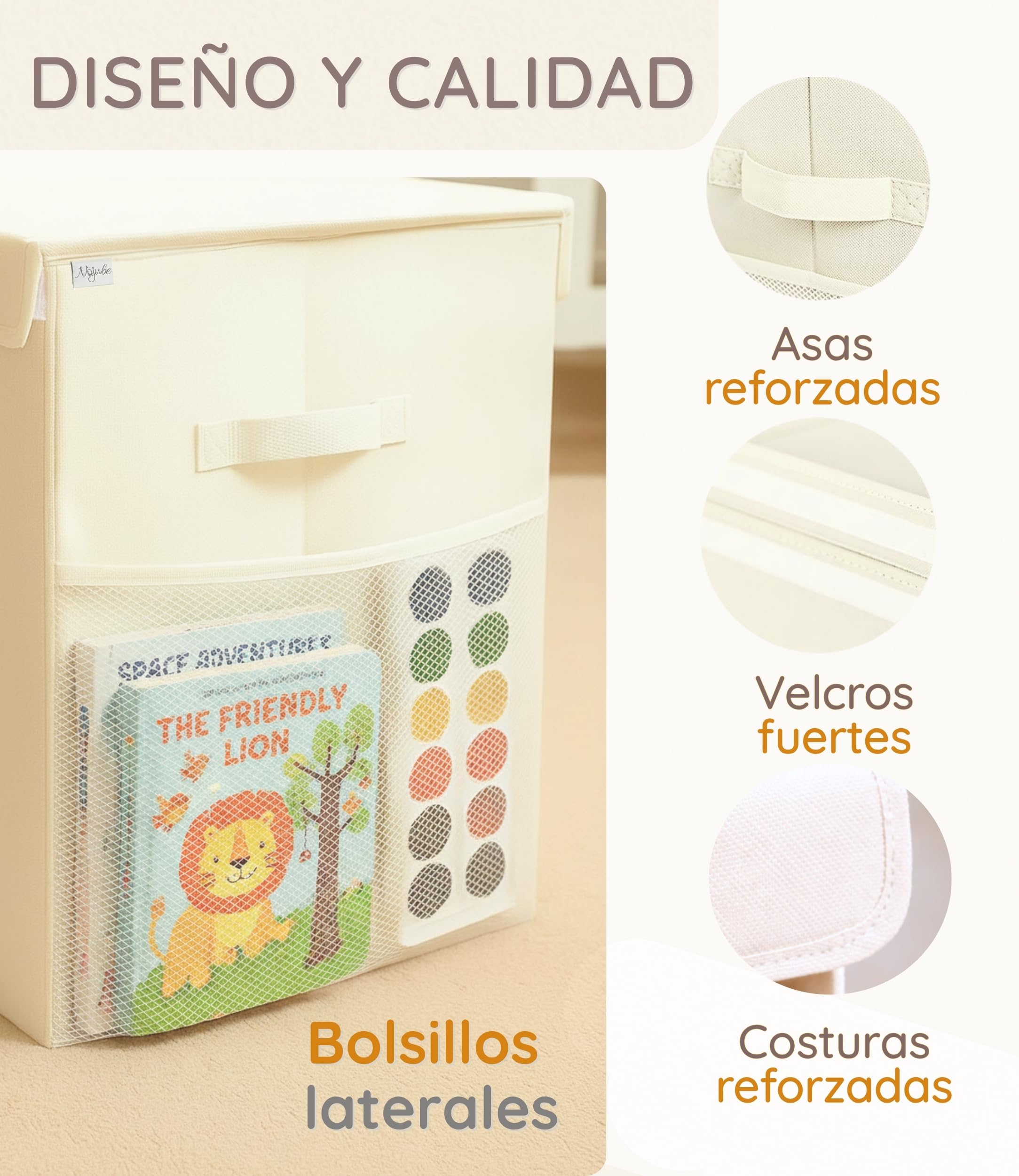 Baúl Juguetes Infantil Grande XL - Cesta Almacenaje Juguetes Plegable y Resistente - Juguetero Organizador de Juguetes Infantil de Tela Oxford - Caja Juguetes Almacenaje dormitorio con tapa