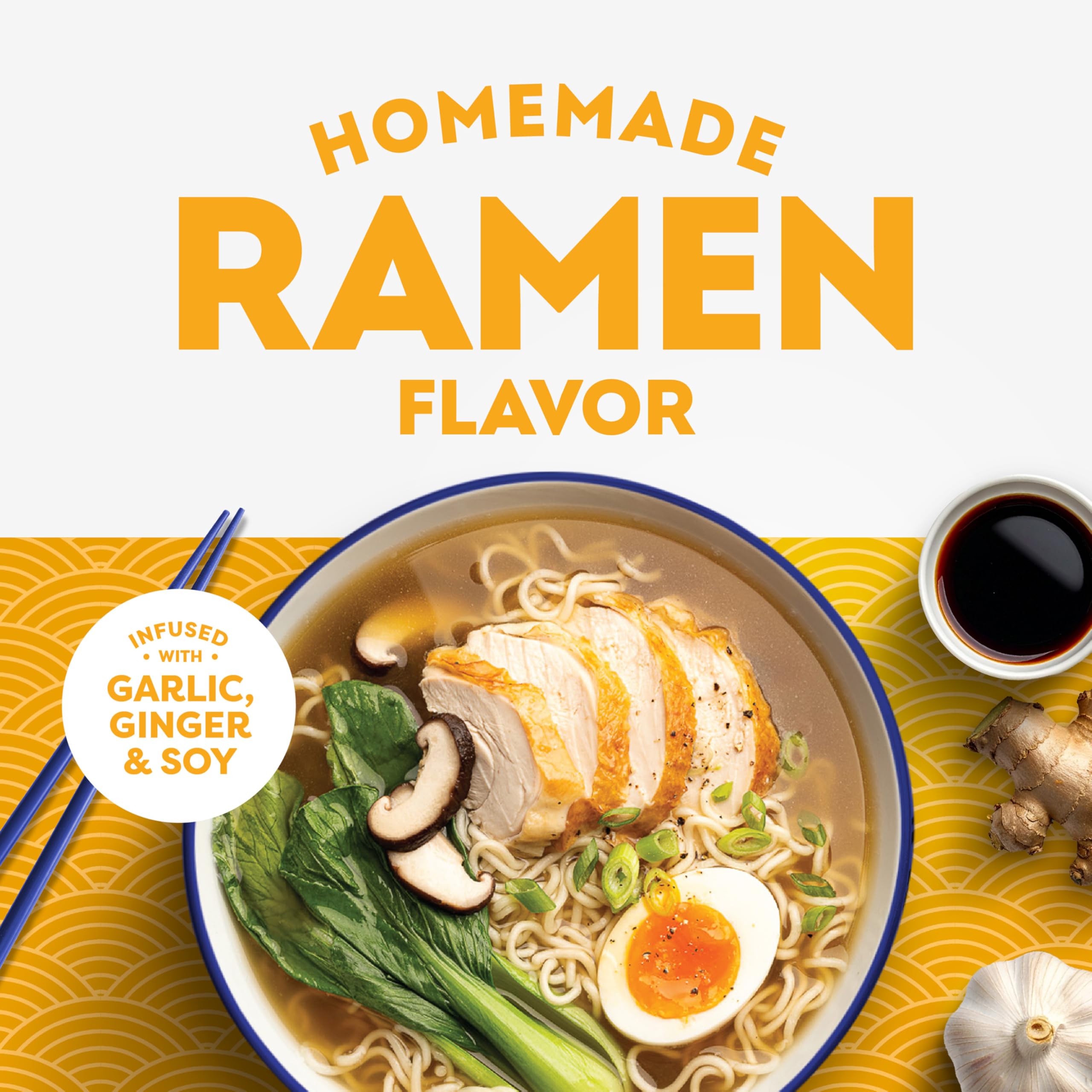 Swanson Ramen Chicken Broth, 32 Oz Carton (Pack of 4)