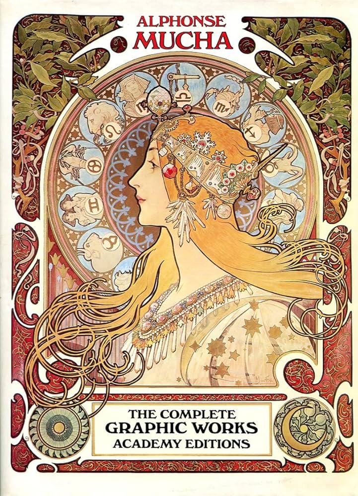 アート・デザイン・音楽 COMPLETE GRAPHIC WORKS ACADEMY EDITIONS Alphonse Mucha The Complete Graphic Works. Academy Editions