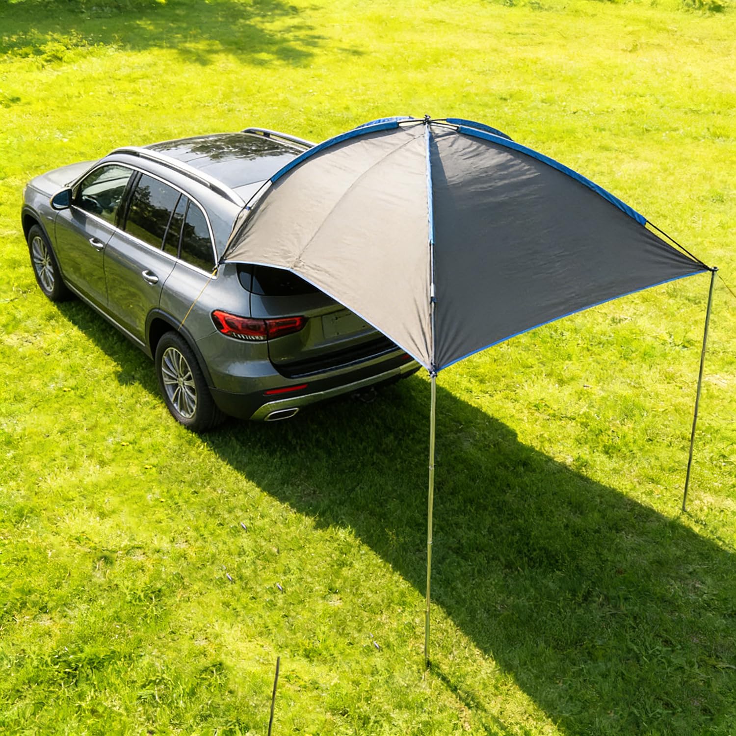 Automarkisen,Auto-Zelt-Sonnenschutz,Regenschutz, Sonnenschutz, Leichte Tragbare,für Outdoor Camping Selbstfahrer,für SUV MPV Schrägheck-Minivan