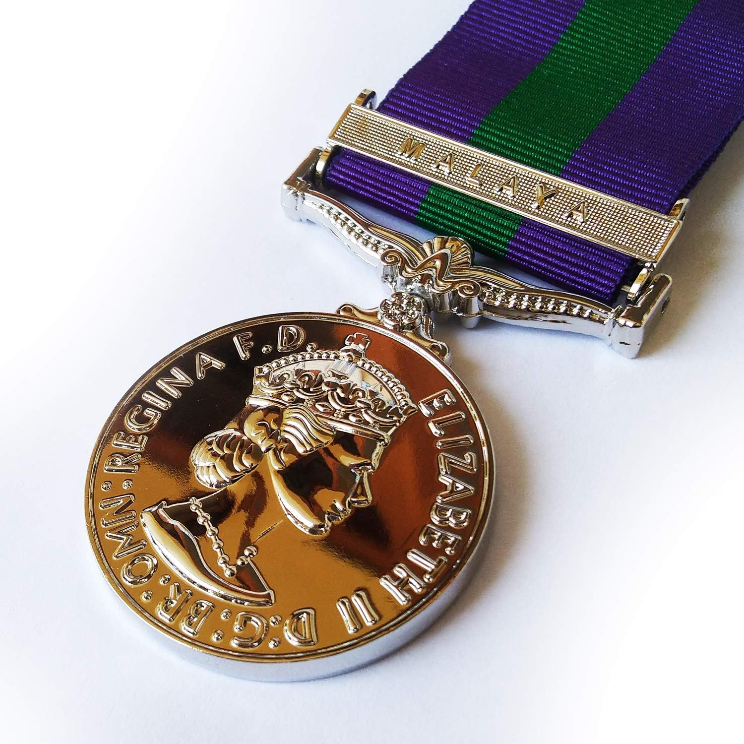 Replicamilitarymedals Military Medal The General Service Medal Malaya 1962 Campaign service Full-Size Repro