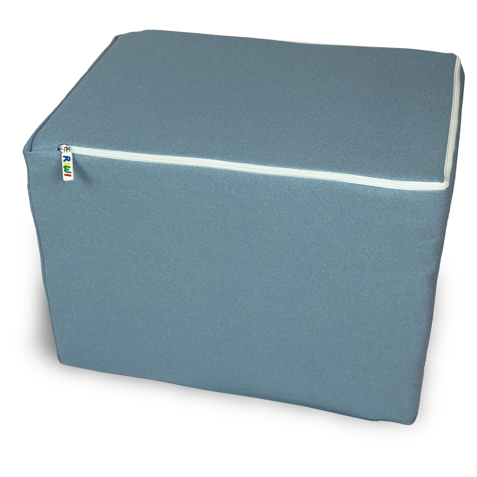 RIWI Mini Bag – Arena (RCC2432) | Bolsa de almacenamiento para 24 mini bloques de construcción | Taburete y asiento | lavable y resistente | muchos colores y telas