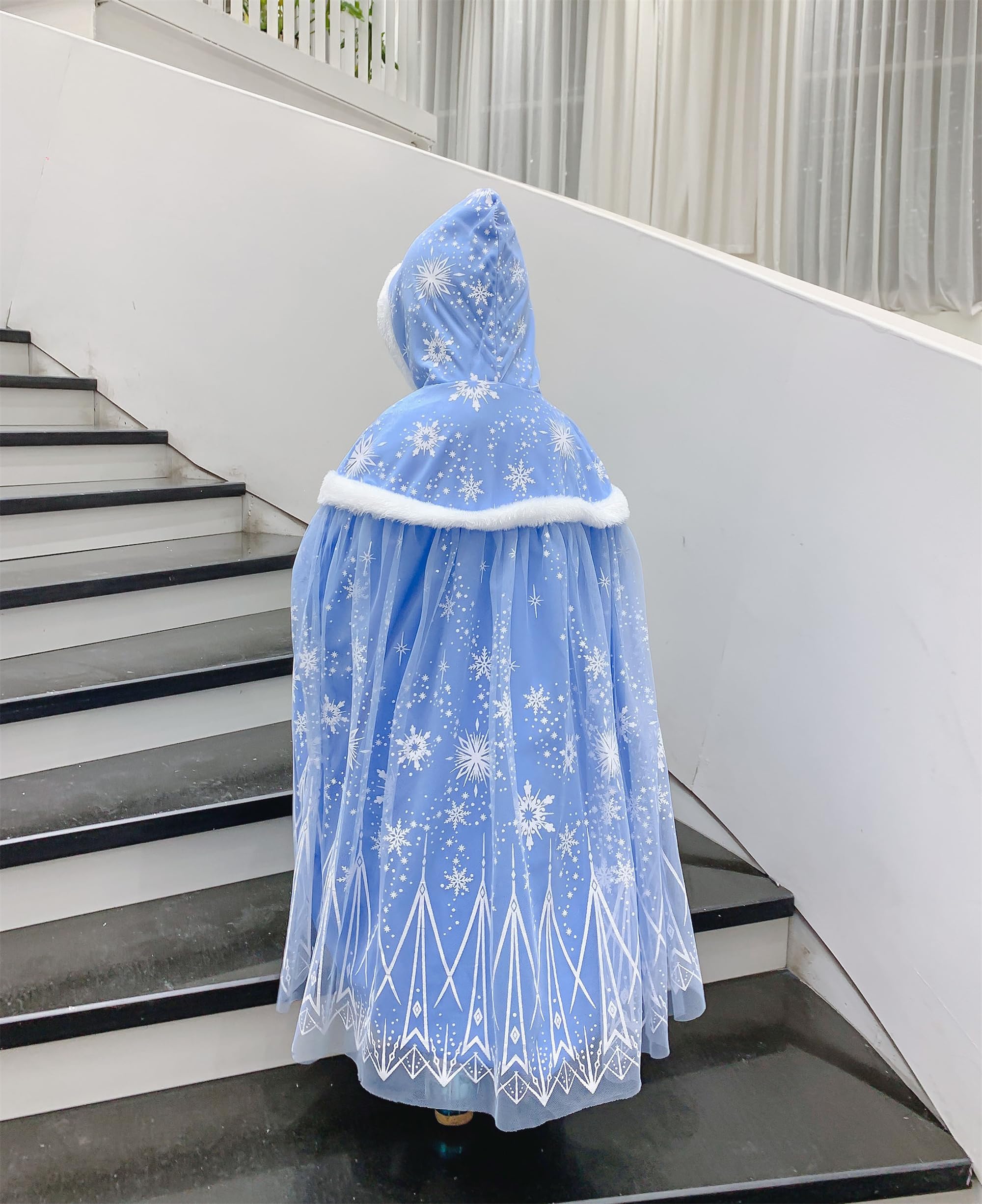 Elsa Cape Capa De Elsa Frozen Disfraz Frozen Niña Capa De Frozen