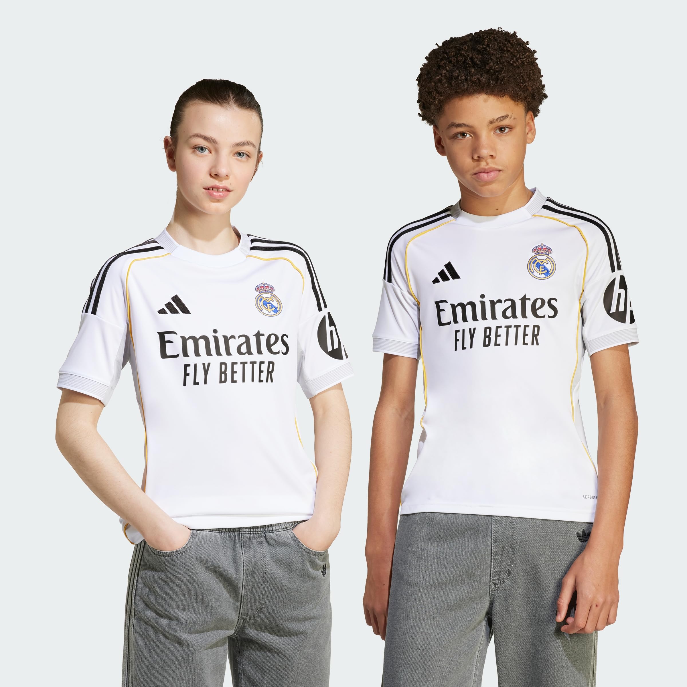 adidas Performance Real Madrid trykot domowy 2025/2026 dla dzieci, kolor biały