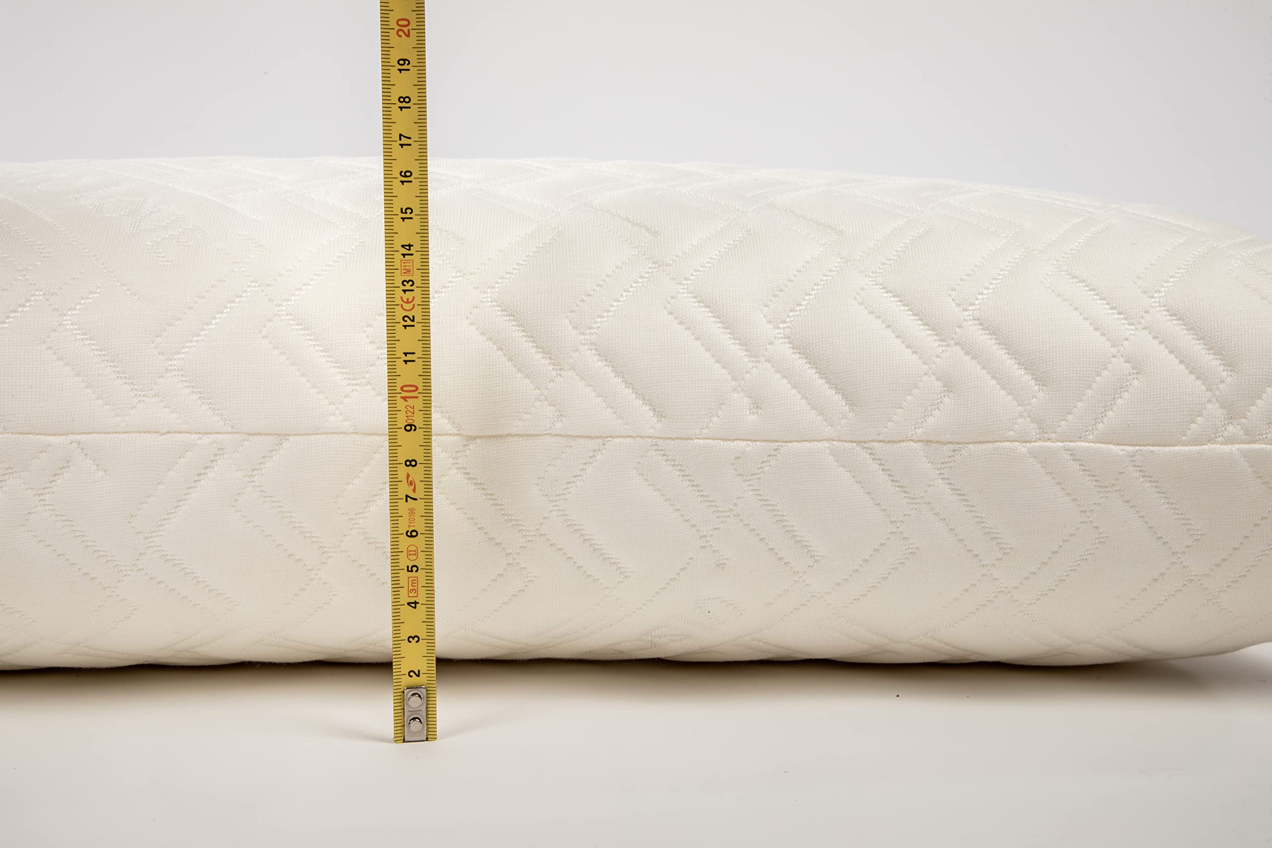 SEASONS - Almohada Viscoelástica Top, 70 cm, Muy Alta, Antiácaros, Tejido Strech, Doble Funda, Tratamiento con Limpieza de Ozono, Fabricado en España