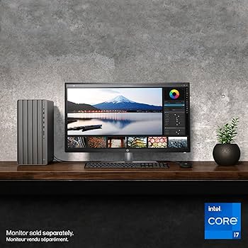 HP Envy Desktop PC, Intel Core i7-12700F, 16 GB SDRAM, 512