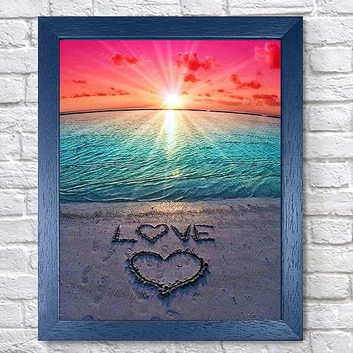 Miniatura 10 de VeGuude Pintura por números para adultos y niños principiantes, paquete de 4 kits de pintura por números en lienzo, sin marco, pintura al óleo de