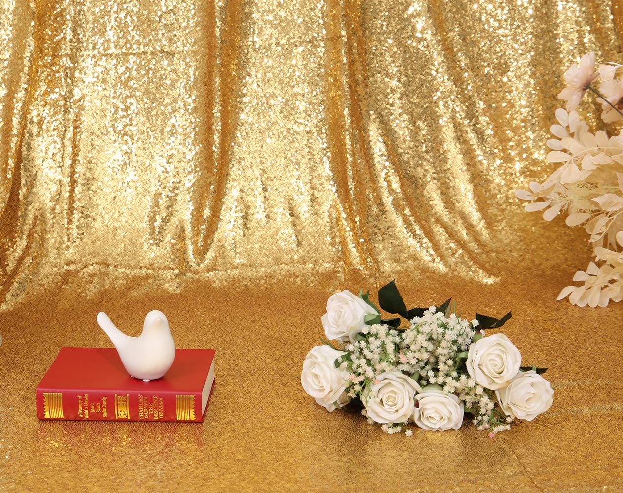 Sequin Backdrop 183x243cm Iridescent Shinny Sequin Photography Backdrop Party Prom Wedding Youtobe Banquet Photo Background (6x8 feet) — view 147