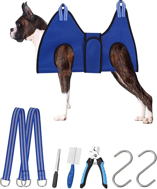 Kkiimatt Dog Grooming Hammock XXL Pet Grooming Hammock Harness Dog
