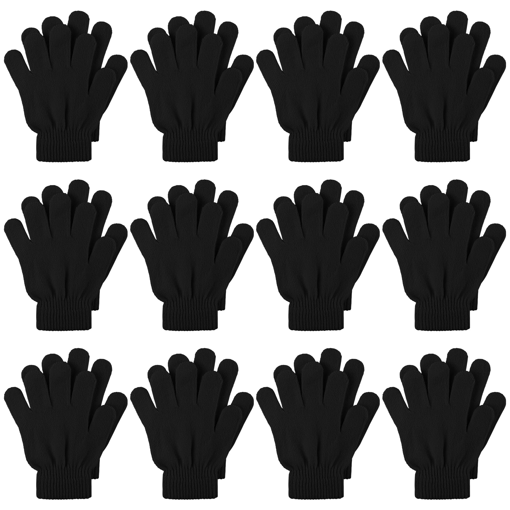 Cooraby 12 Pairs Kids Gloves