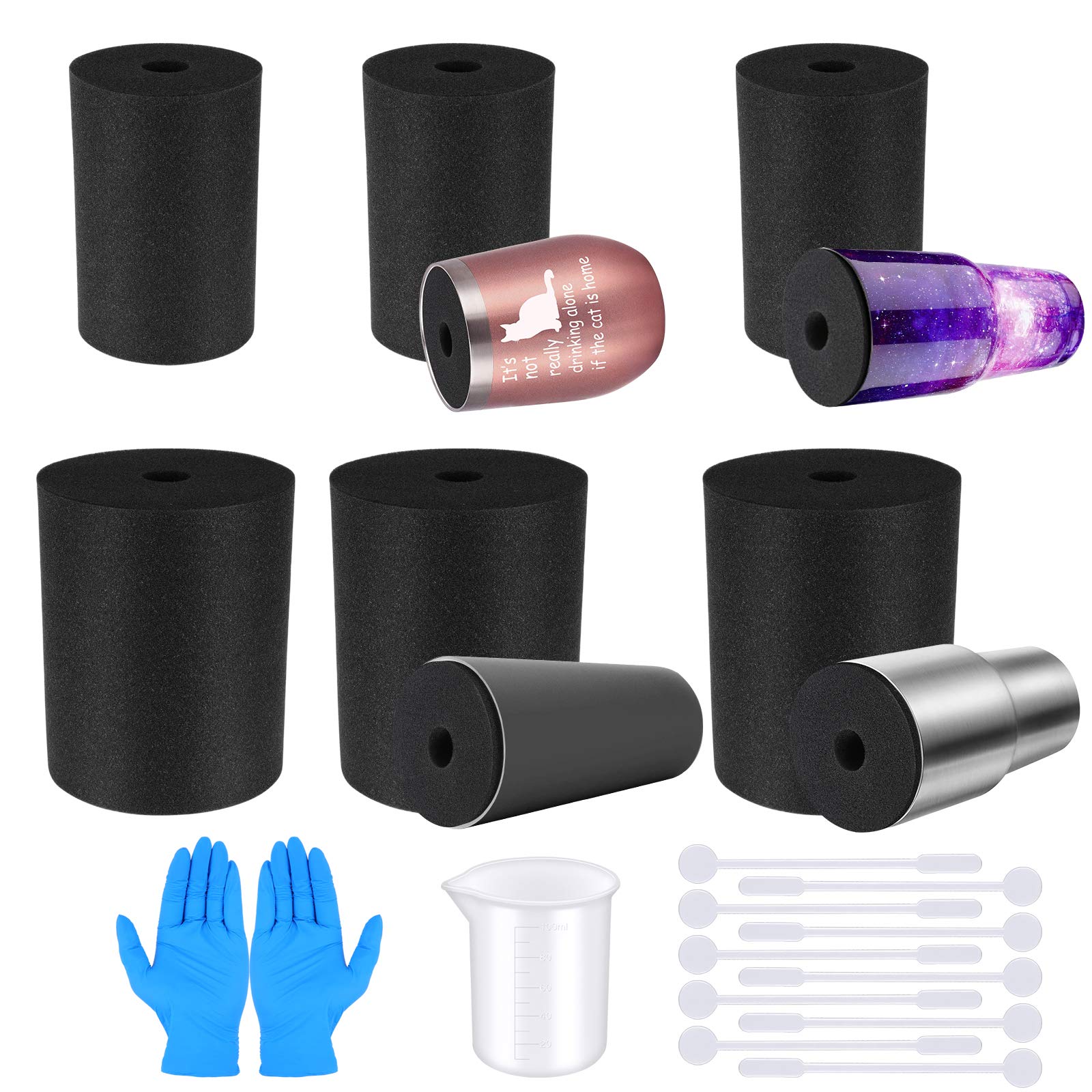 Buy Yotako 18Pcs Cup Turner Foam Set, 6Pcs 2 Sizes Turner Foam Inserts