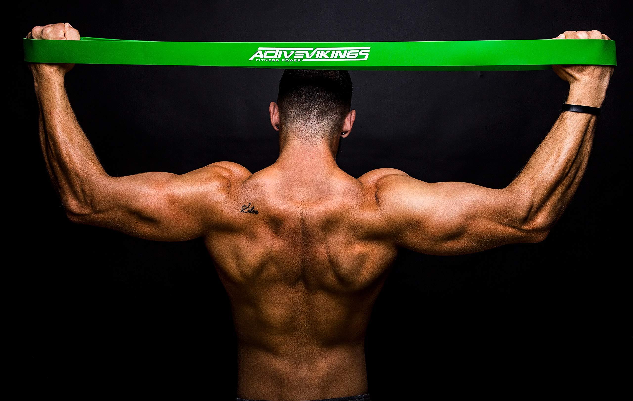 ActiveVikings® Pull-Up Fitness Bands Perfect for Muscle Building and Crossfit letics Calisthenics Fitness Band Pull Up Bands Resistance Bands - Image 4