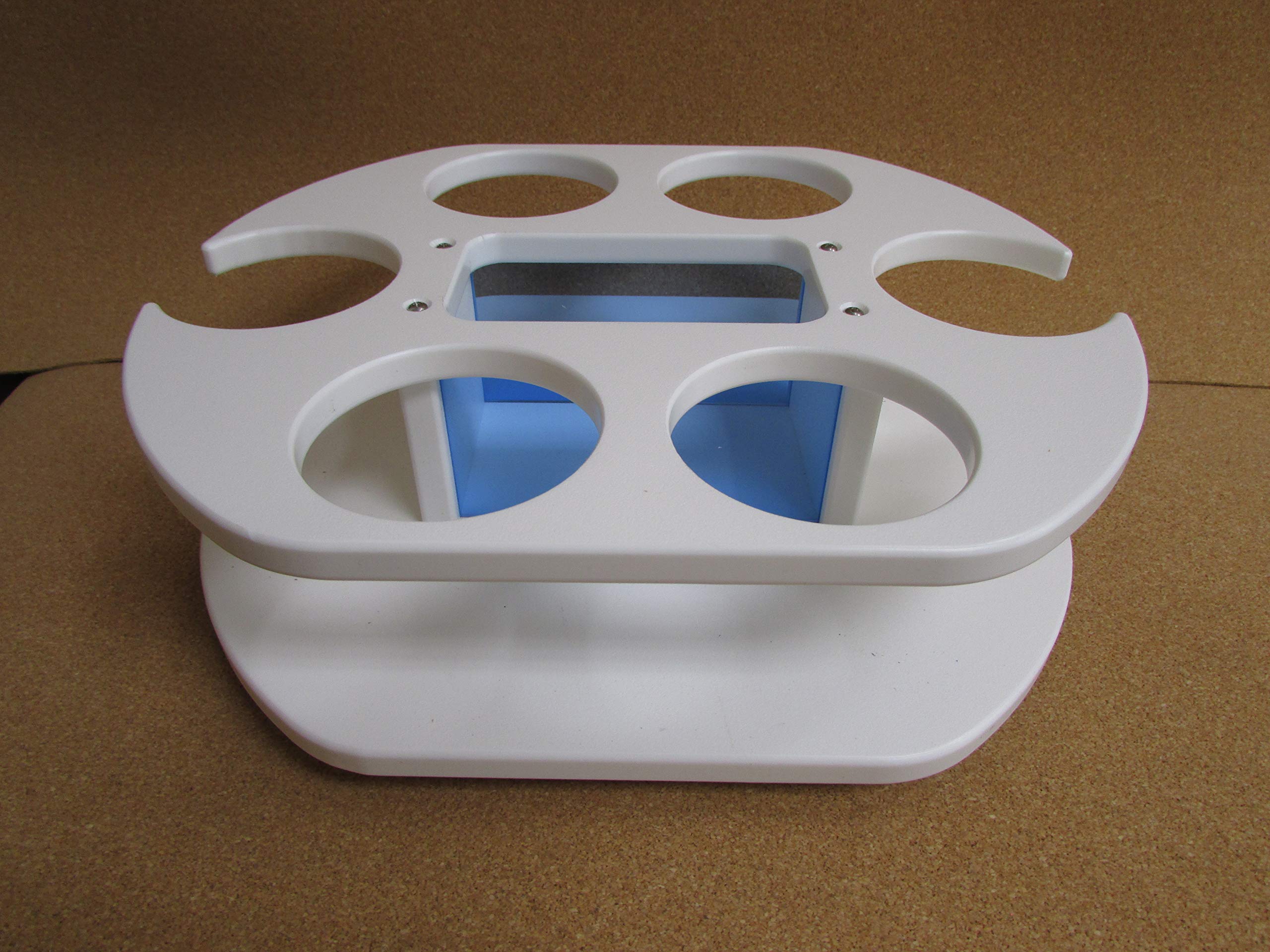 APF Marine Six Beverage Cup Holder w Storage Box Catch All