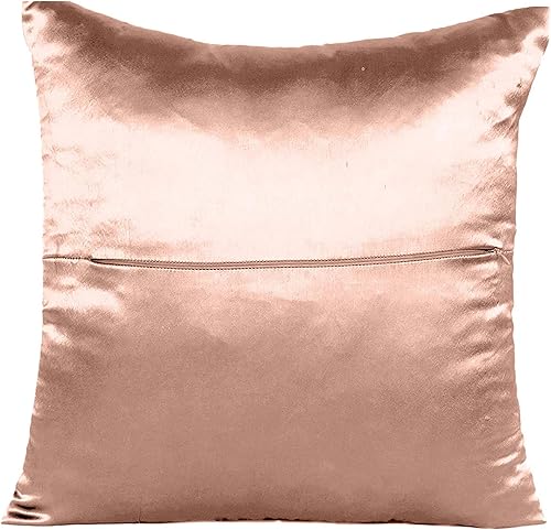 Miniatura 5 de Way2like Funda de cojín de seda satinada para sofá, silla, cama, decoración del hogar, paquete de 2