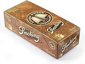Smoking BROWN Double papier à rouler UNBLEACHED - 1 boîte = 3000 papiers