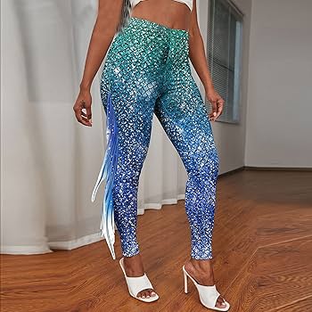 Amazon.co.jp: 2023 レディース マーメイドレギンス フィン付き