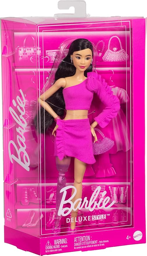 Muñeca Barbie Deluxe Style con Pierna Protésica y Accesorios miniatura 7