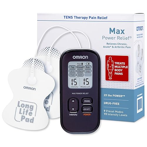 OMRON Max Power Relief TENS Unit Muscle Stimulator - Massage