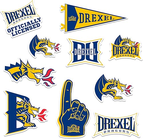 Miniatura 67 de Universidad de Florida Central - Paquete variado de 9 calcomanías de vinilo grandes de lujo - Laptop, botella de agua, álbumes de recortes, tableta