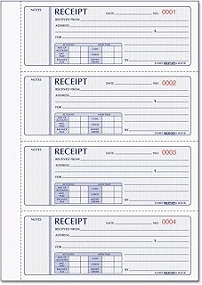 Rediform® Prestige Money Receipt Book, Hardbound, Carbonless, 200 Numbered Triplicates, 4/Page, 10.75" x 7.625" (8L818)