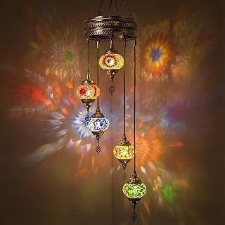 Baquler Turkish Chandelier Moroccan Pendant Light Handmade Ceiling Light...