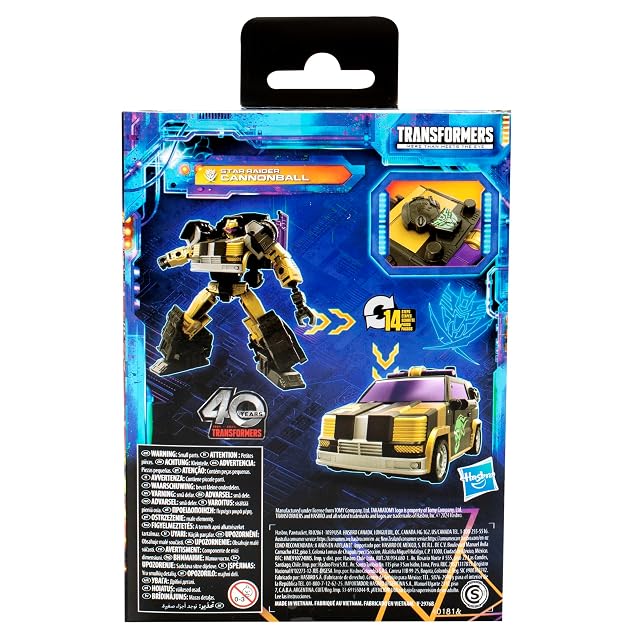 Foto 5 de 8 de Transformers Legacy United Deluxe Class Star Raider Cannonball Figura de acción