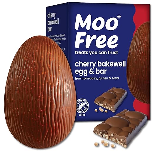 Moo Free Cherry Bakewell Easter Egg