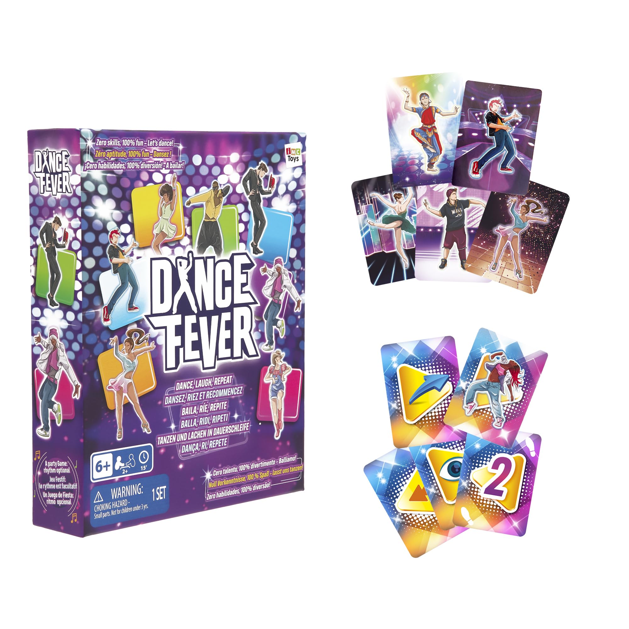 Dance fever - gioco di carte di danza e memoria per bambini dai 6 anni - Toys Ce