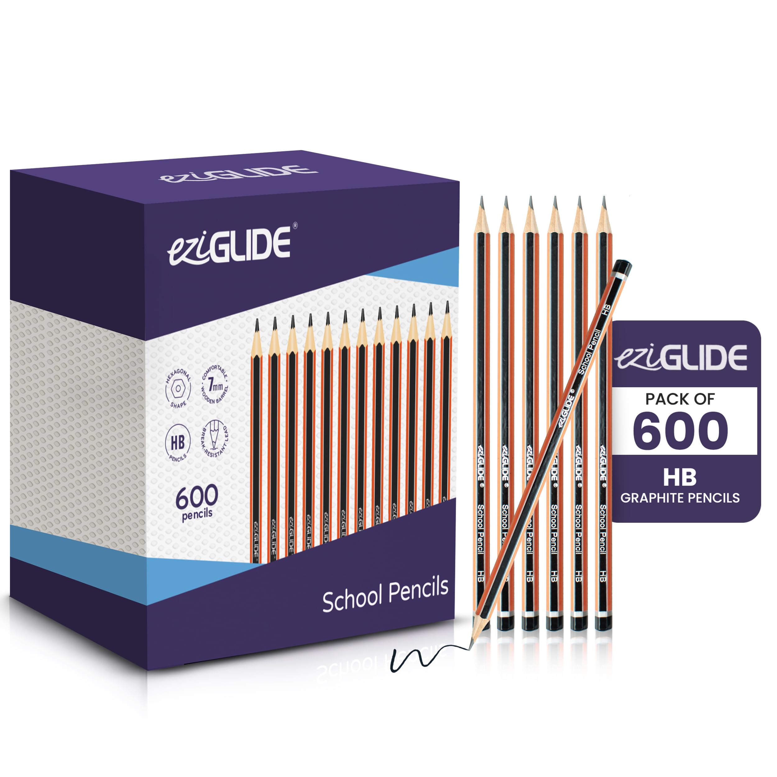 Eziglide Lápices HB (600)