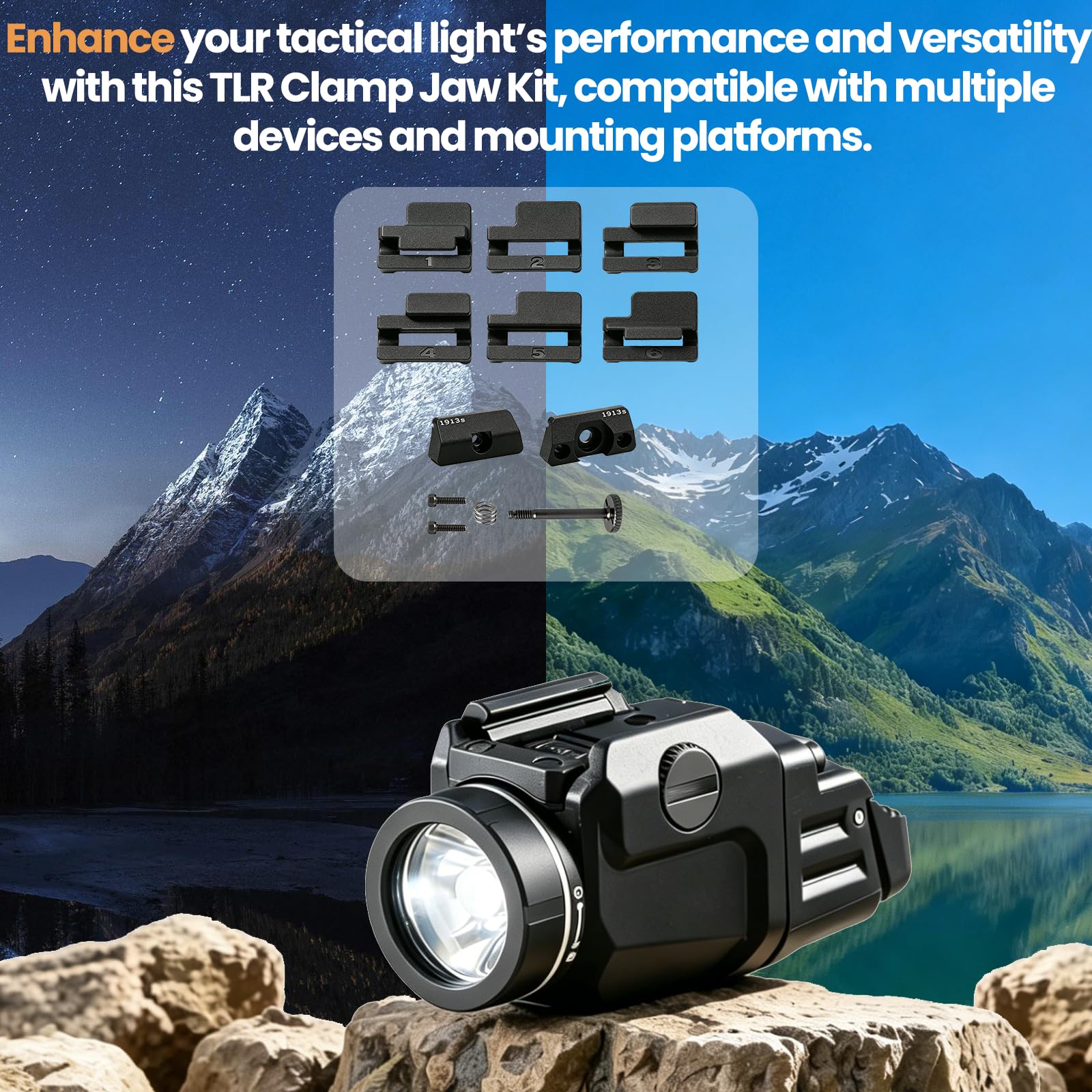 Steamlight 1913 Clamp Jaw Kit - Secure Your Tactical Light -6