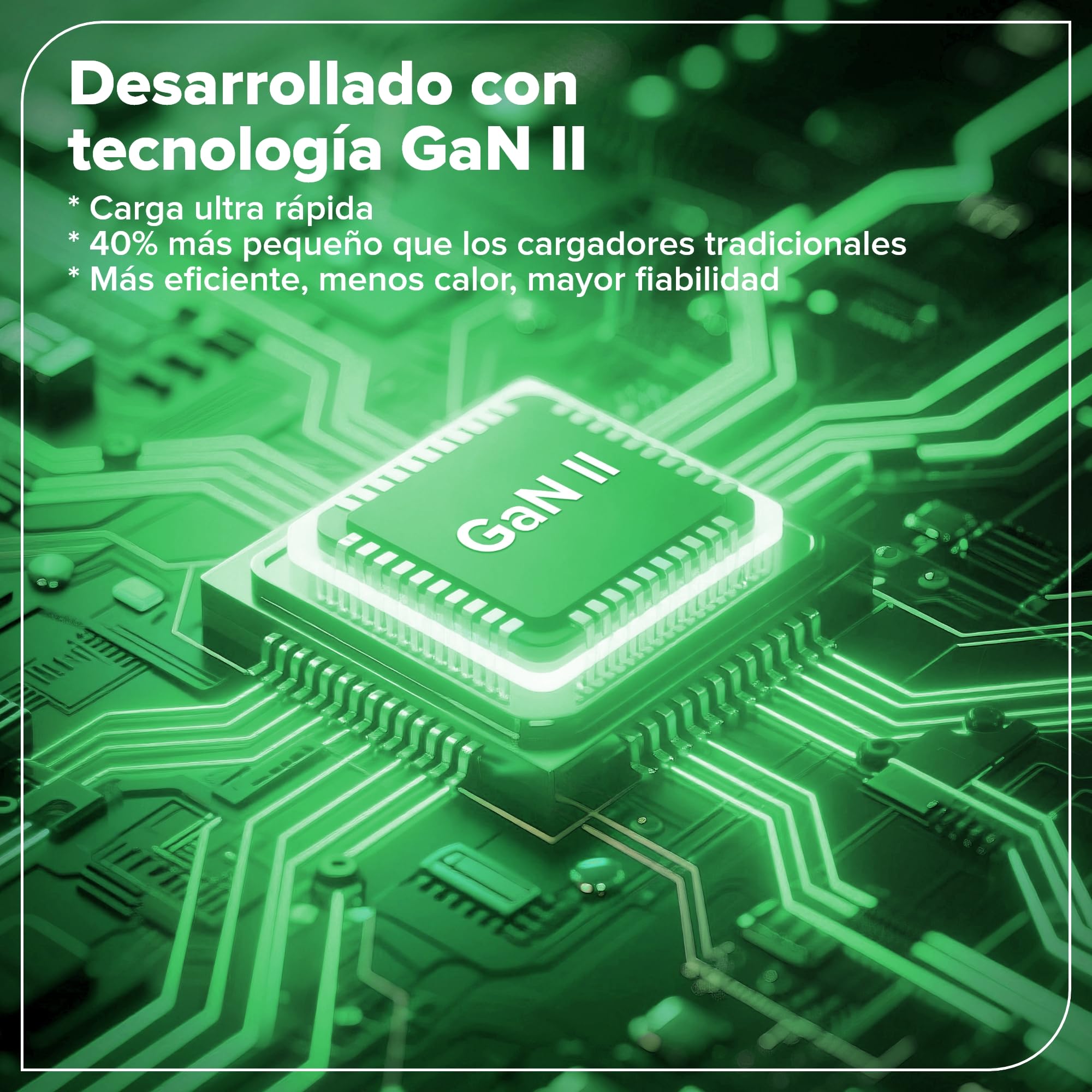 Greenworks Cargador USB C rápido 140 W Pod de 4 Puertos PPS, Fuente de alimentación compacta USB C para MacBook Pro/Air, iPad Pro, Galaxy S20, Note 20, iPhone 17 Pro MAX, Garantía de 3 años -AP140EA