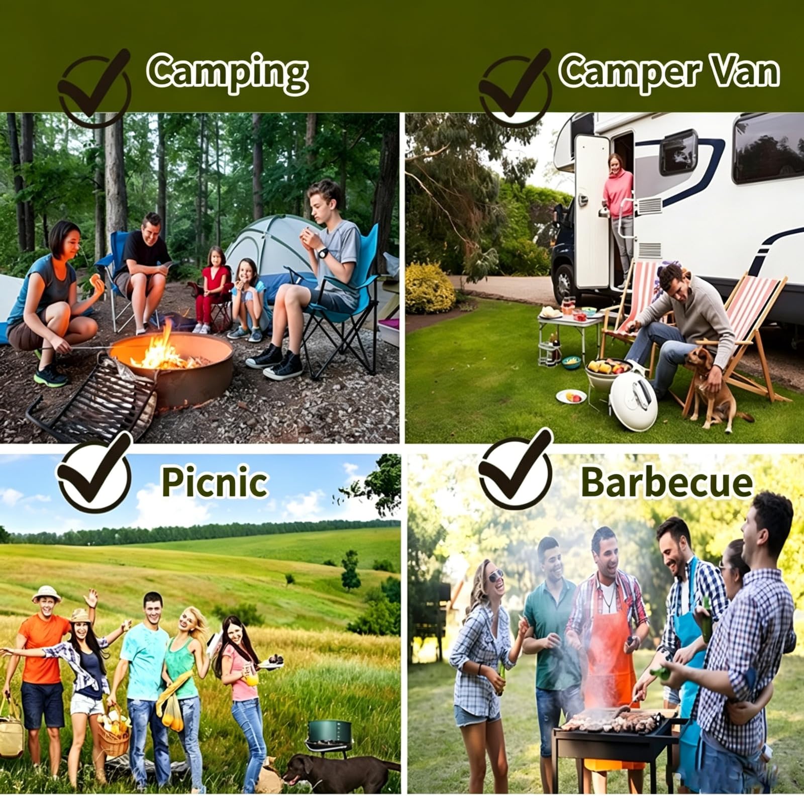Kit Professionale BBQ con valigetta portatile set di utensili per barbecue Include: pinze per barbecue,spatola,forchetta da carne in acciaio inox Accessori per Utensili da Barbecue per Campeggio