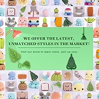 Vista 26 de Crochetta Kit de ganchillo para principiantes, kit de animales de ganchillo Amigurumi con tutoriales en video paso a paso, paquete de inicio