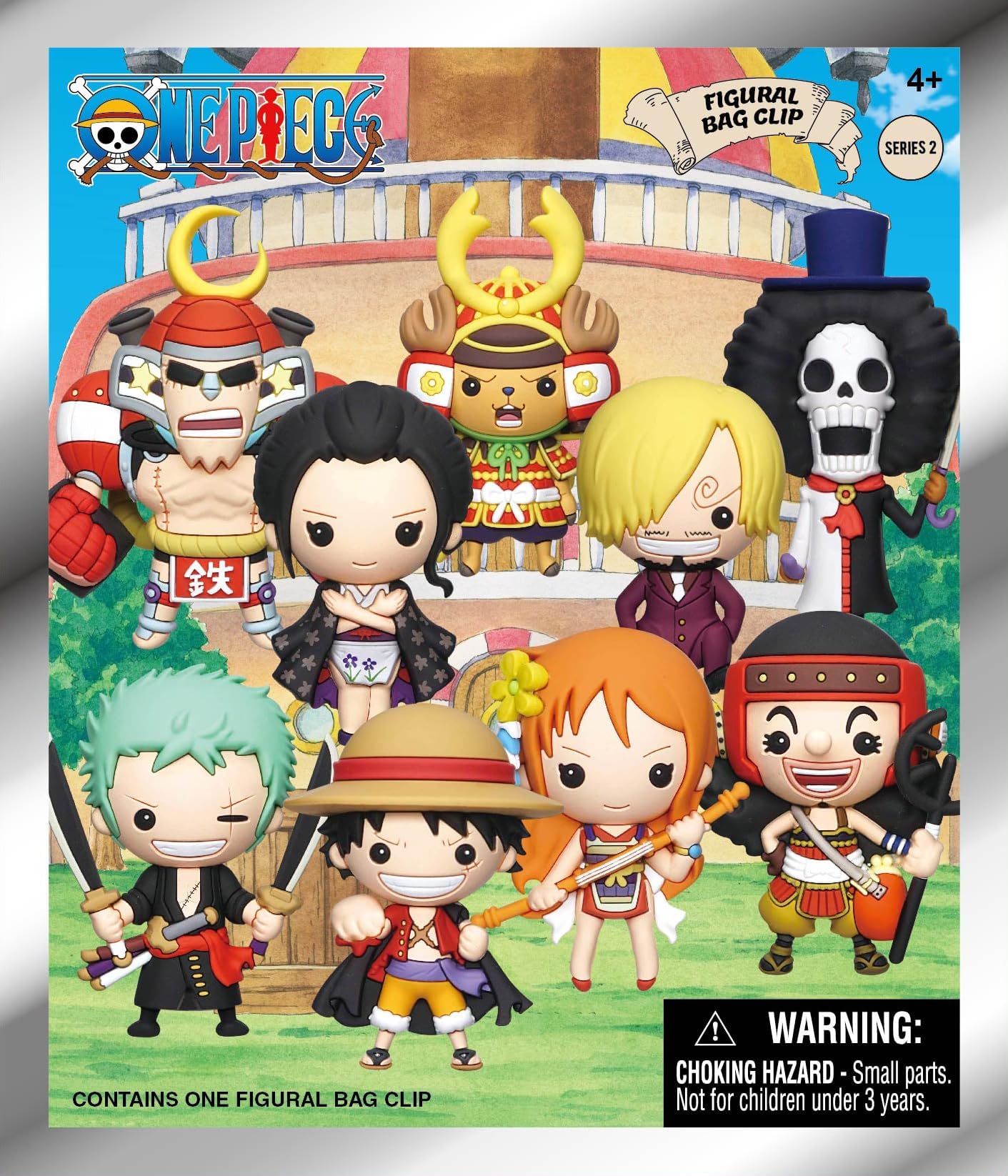 Monogram One Piece 3D Figural Foam Bag Clip in Blind Bag Series 2 - Random Figure
